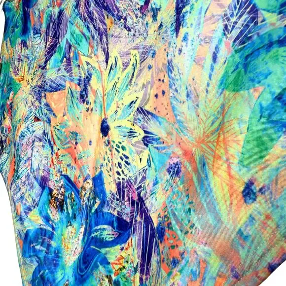 Born Primitive Tropics Floral 4 Way Stretch Athletic Bikini Bottoms Size Small - Picture 9 of 10